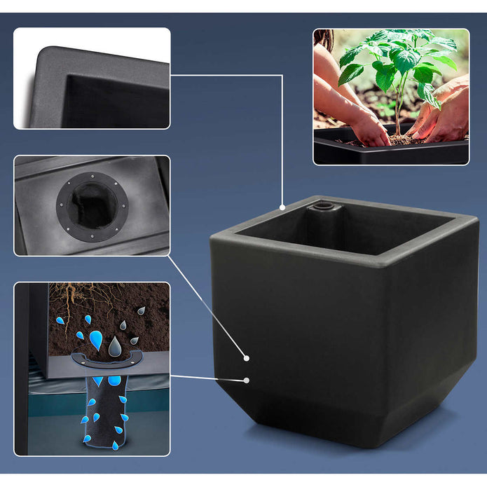 Versa 40.6 cm (16 in.) Square Self-watering Planter, 2-pack