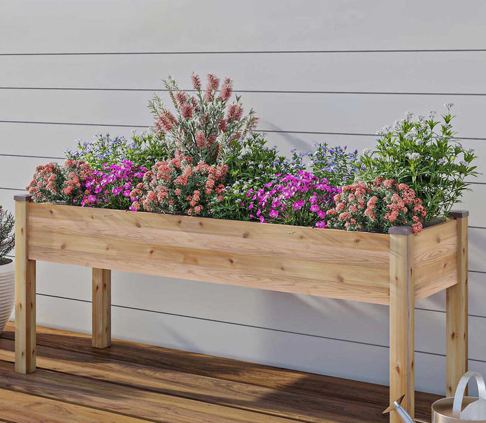 CedarCraft Elevated Cedar Planter 76.2 cm (30 in.)