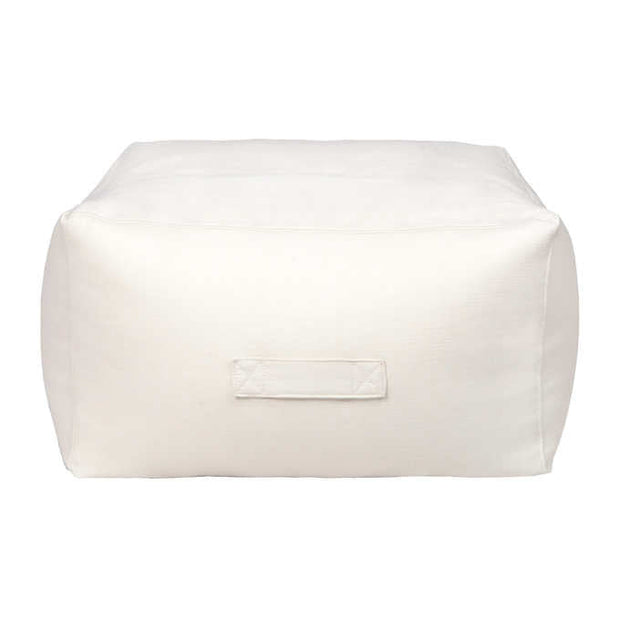 Norka Living Beka Off-White Bean Bag Ottoman