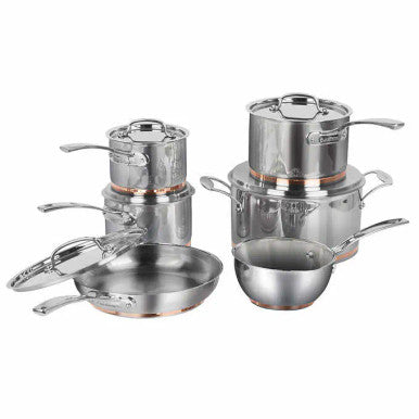 Cuisinart Stainless Steel  Band Cookware Set, 11-pieces