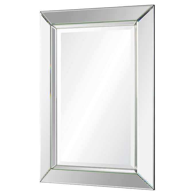 Rogue Rectangular Mirror with Beveled Mirror Frame