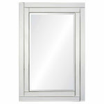 Willow Rectangular Mirror with Beveled Mirror Frame