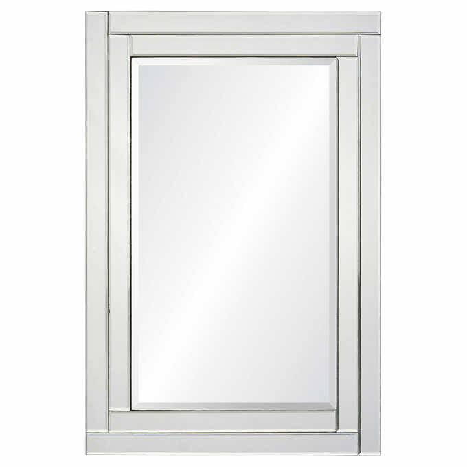 Willow Rectangular Mirror with Beveled Mirror Frame