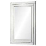Willow Rectangular Mirror with Beveled Mirror Frame