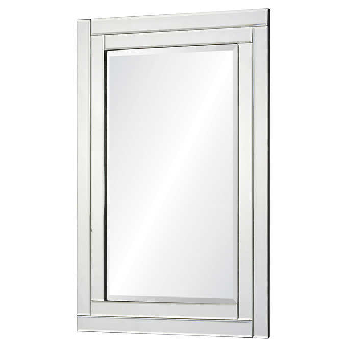 Willow Rectangular Mirror with Beveled Mirror Frame