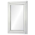 Willow Rectangular Mirror with Beveled Mirror Frame