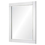 Mode Rectangular Mirror with Beveled Mirror Frame
