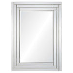 Katya Rectangular Mirror with Beveled Edge Frame