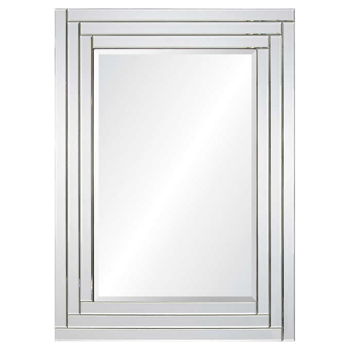 Katya Rectangular Mirror with Beveled Edge Frame