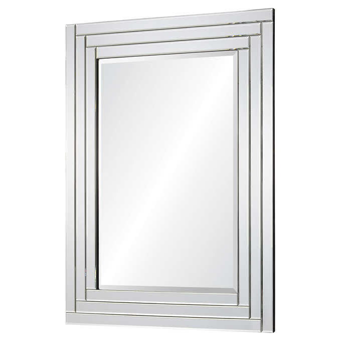 Katya Rectangular Mirror with Beveled Edge Frame