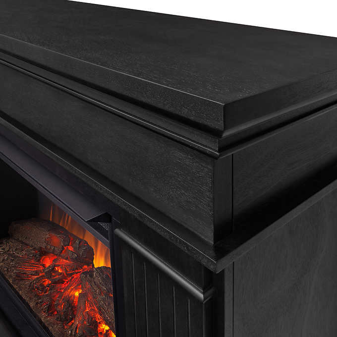 Real Flame Centennial Grand Electric Fireplace, Black