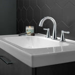 Delta Becker Two Handle Widespread Bathroom Faucet