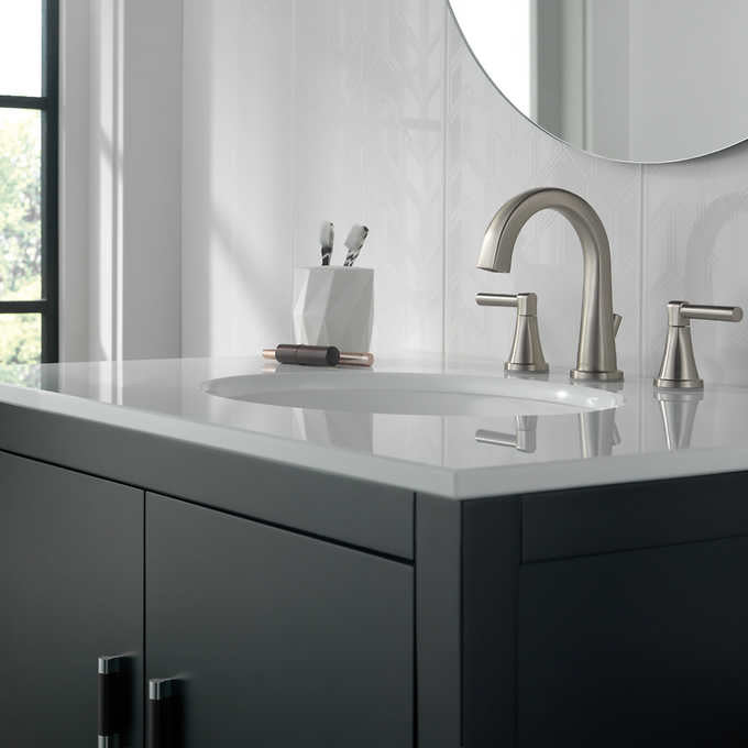 Delta Becker Two Handle Widespread Bathroom Faucet