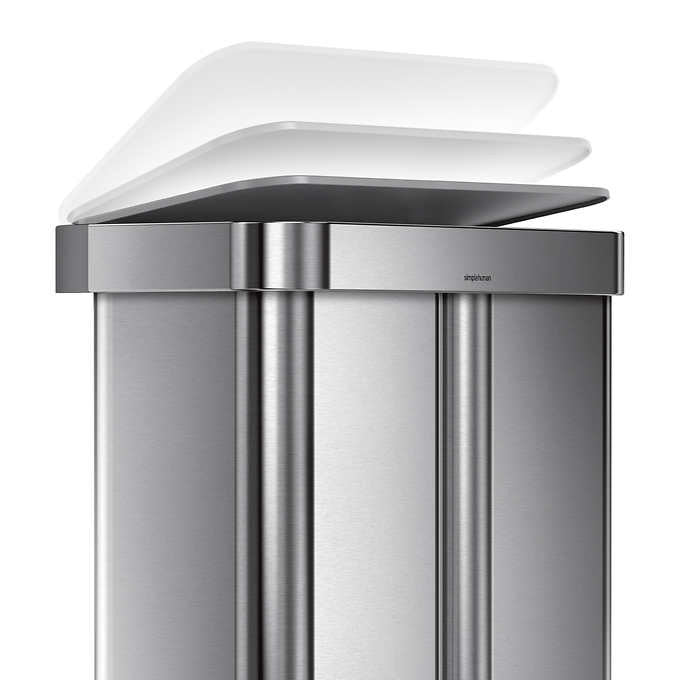 Simplehuman 58L Dual Compartment Step Can