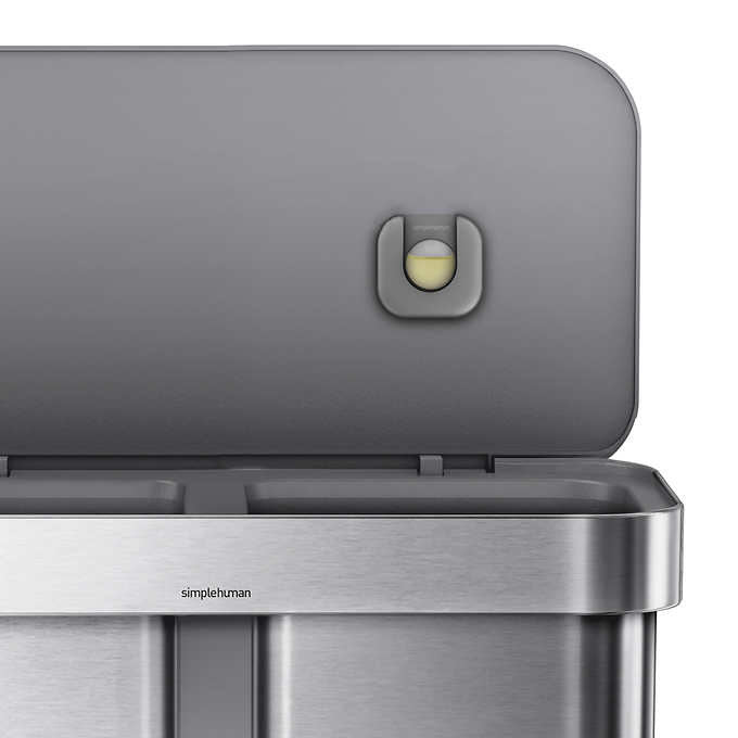 Simplehuman 58L Dual Compartment Step Can