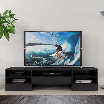 Cleveland Black 72 in. Television Stand