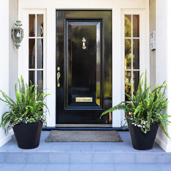 Contour 20 50.8 cm (20 in.) Self-Watering Planter, 2-pack