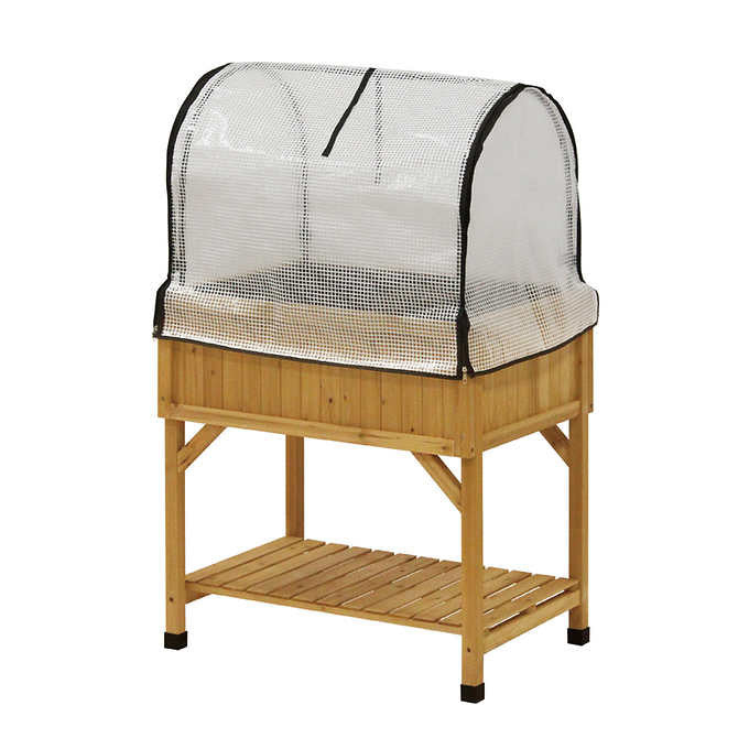 VegTrug Raised Bed Planter with Greenhouse Frame and Cover