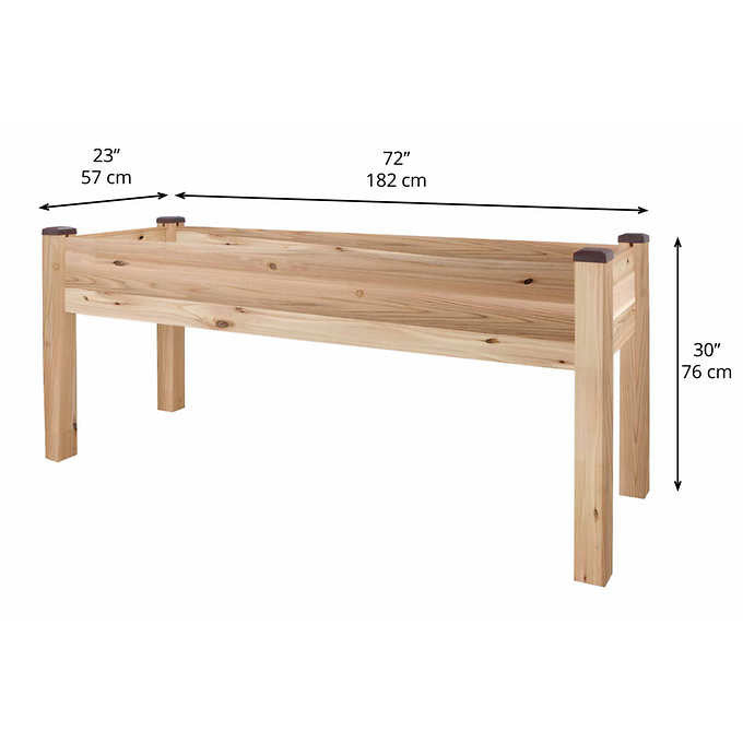 CedarCraft Elevated Cedar Planter 76.2 cm (30 in.)