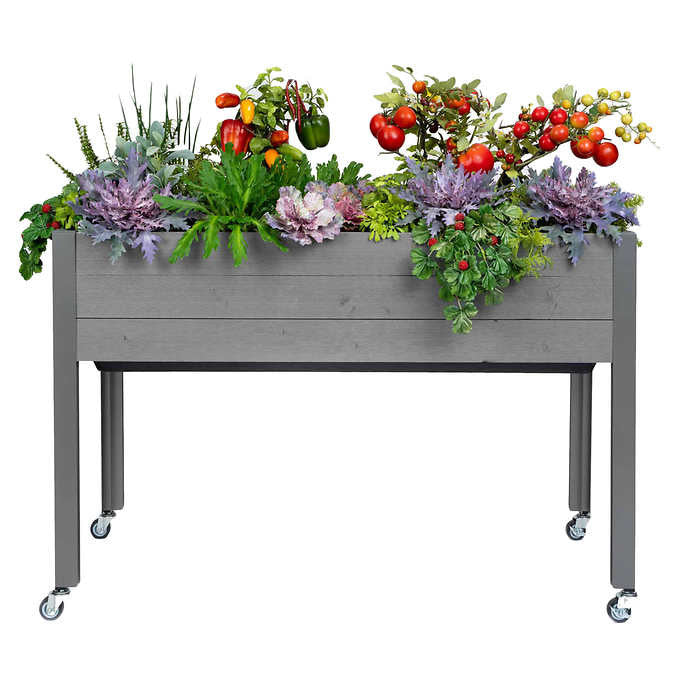 CedarCraft 81 cm (32 in.) Self-watering Elevated Spruce Planter