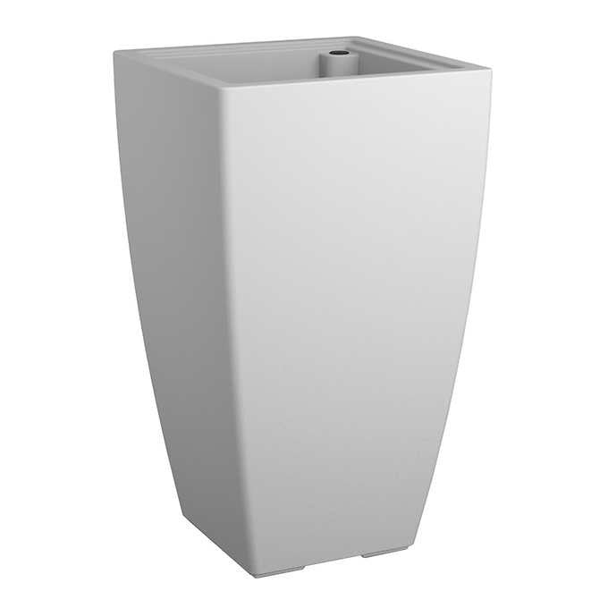 Kobi 26in Tall Planter - White