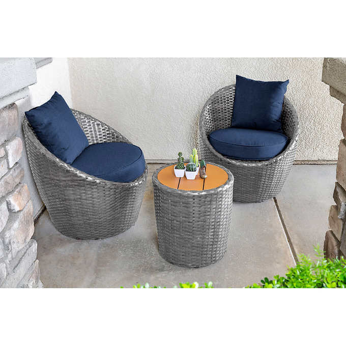 Allspace 3-piece Patio Conversation Set
