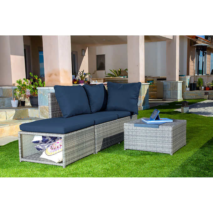 Allspace 4-piece Modular Patio Seating Set