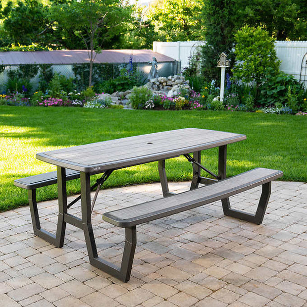 Lifetime 182.9 cm (6 ft.) Folding Picnic Table