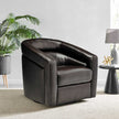 Paul Top-grain Leather Swivel Chair