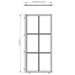 Appollo Bradford 34 in. Walk in Shower