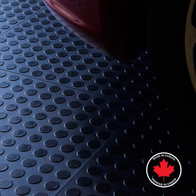 Ultralock Black Solid Garage Tiles