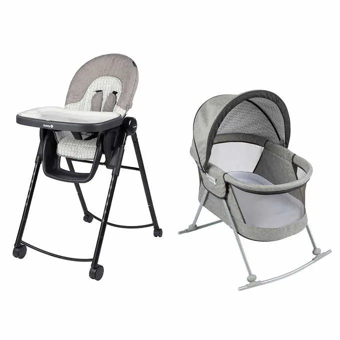 Safety 1st Pathways Home 2-piece Set, Highchair and Bassinet