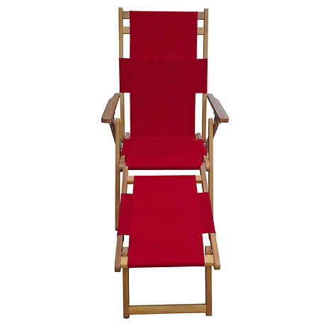 Patioflare Portable Lounge Chair with Leg Rest