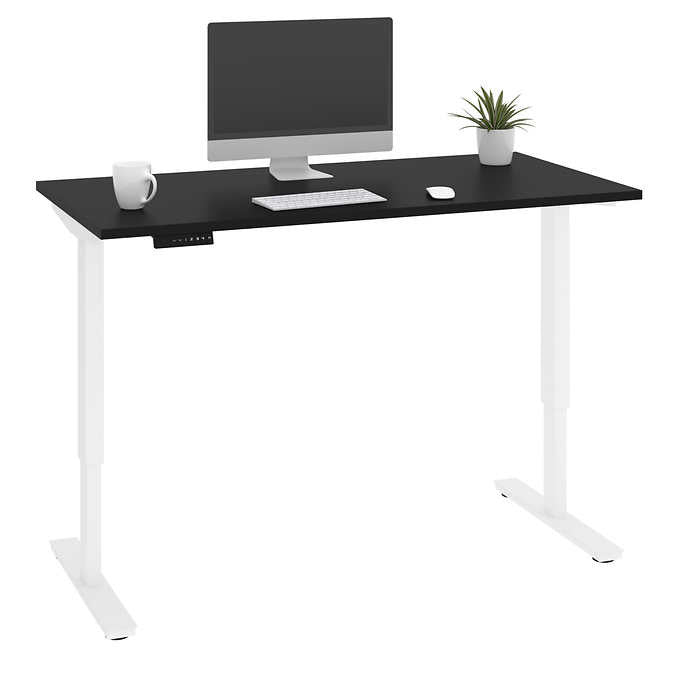 Bestar Viva Modern 150.6 (59.3 in.) Height Adjustable Desk