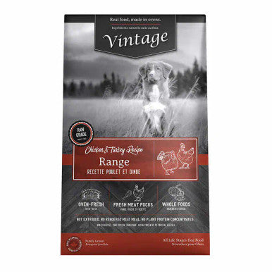 Vintage Oven-Fresh Range Chicken and Turkey Recipe Dog Food, 9.08 kg (20 lb.)