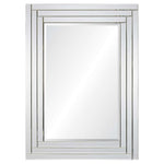 Katya Rectangular Mirror with Beveled Edge Frame