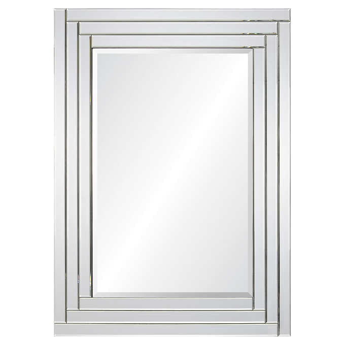 Katya Rectangular Mirror with Beveled Edge Frame