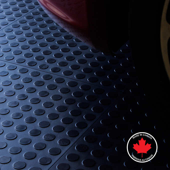 Ultralock Black Solid Garage Tiles