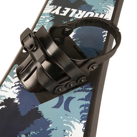 Hurley 48" Printed Beginner Snowboard with Bindings