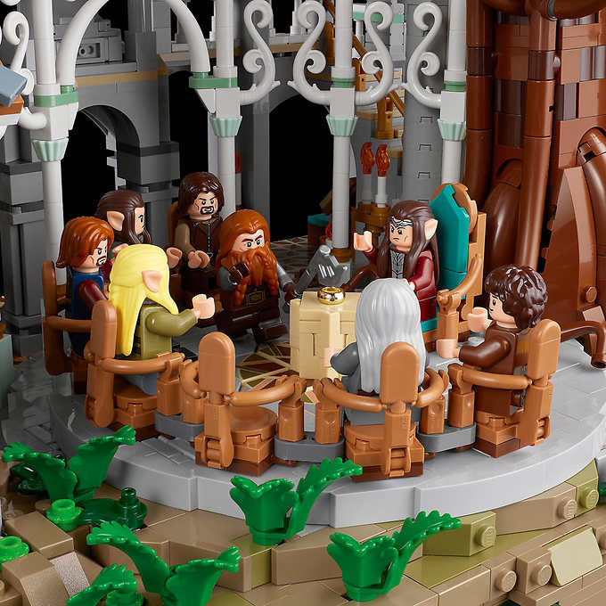LEGO Icons The Lord of the Rings: Rivendell with Bonus LEGO Harry Potter Hogsmeade Village Visit