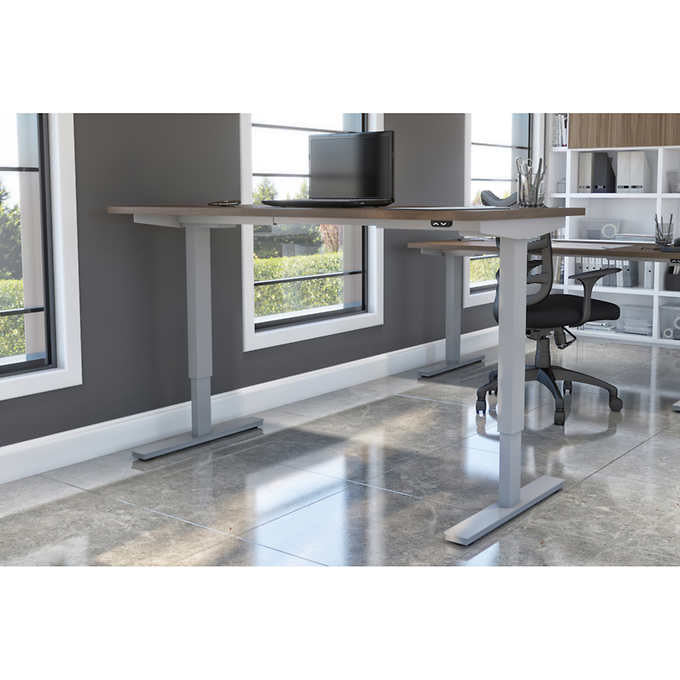Bestar Upstand 74.9 cm × 150.6 cm (29.5 in. × 59.3 in.) Height-adjustable Desk
