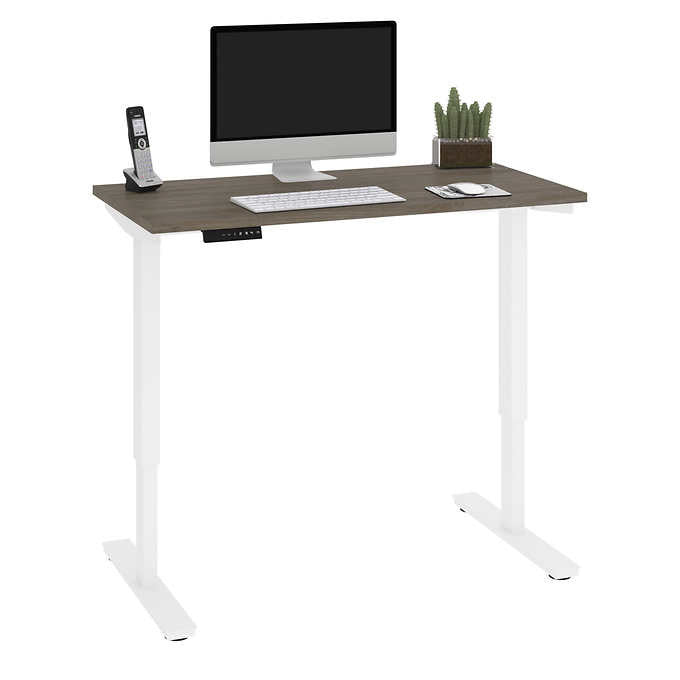Bestar Viva Modern 120.9 (47.6 in.) Height Adjustable Desk