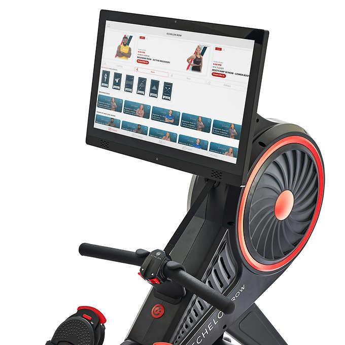 Echelon Row-S Connected Rowing Machine with 54.6 cm (21.5 in.) Screen