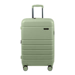 Champs Linen 3-piece Expandable Hardside Luggage Set