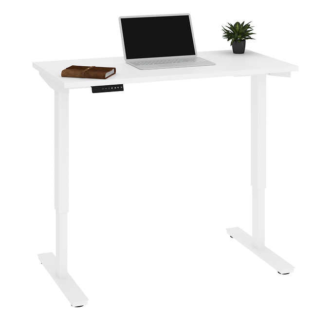 Bestar Viva Modern 120.9 (47.6 in.) Height Adjustable Desk