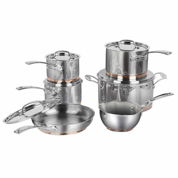Cuisinart Stainless Steel  Band Cookware Set, 11-pieces