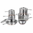 Cuisinart Stainless Steel  Band Cookware Set, 11-pieces