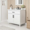 OVE Decors Jonah 36 in. Vanity with White Quartz Top