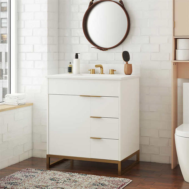 Cosmo Living Leona 30 in. Bathroom Vanity