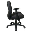 Free Flex Coal Mid Back Syncro Tilt Adjustable Arms Office Chair